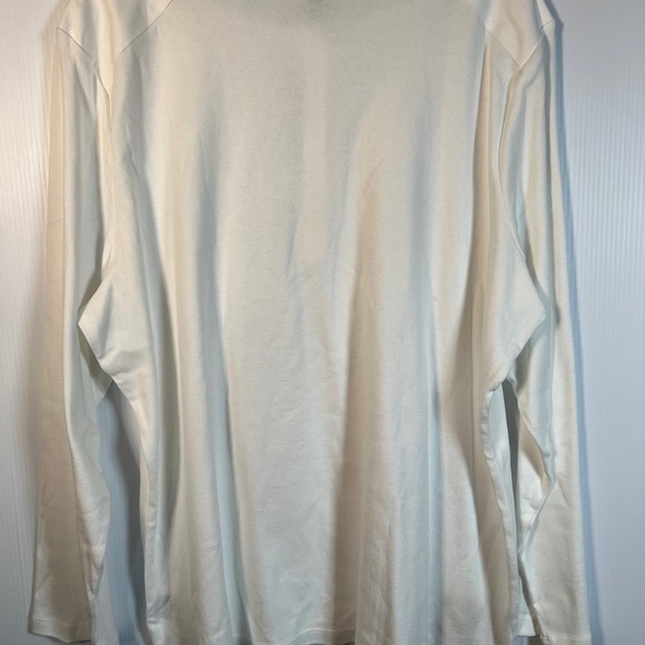 LRL (LAUREN RALPH LAUREN) Black Label White logo button Henley Tee. NWT. Size 3X - Picture 2 of 6